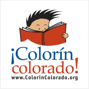 Colorín colorado with a child reading a book and the address www.colorincolorado.org