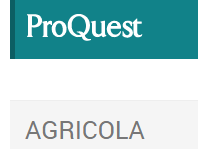 ProQuest AGRICOLA