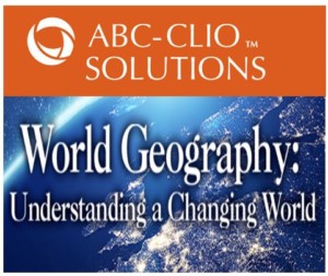 World Geography: Understanding a Changing World text over the earth as seen from space.