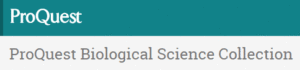 ProQuest Biological Science Collection