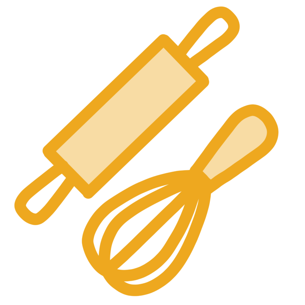 Image of Whisk and Rolling Pin
