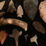 Arrowheads used by the Native Tribes.