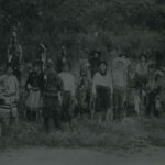 A group of Quapaw Tribe Indians photographed following a Peyote Religious Ceremony in 1906.