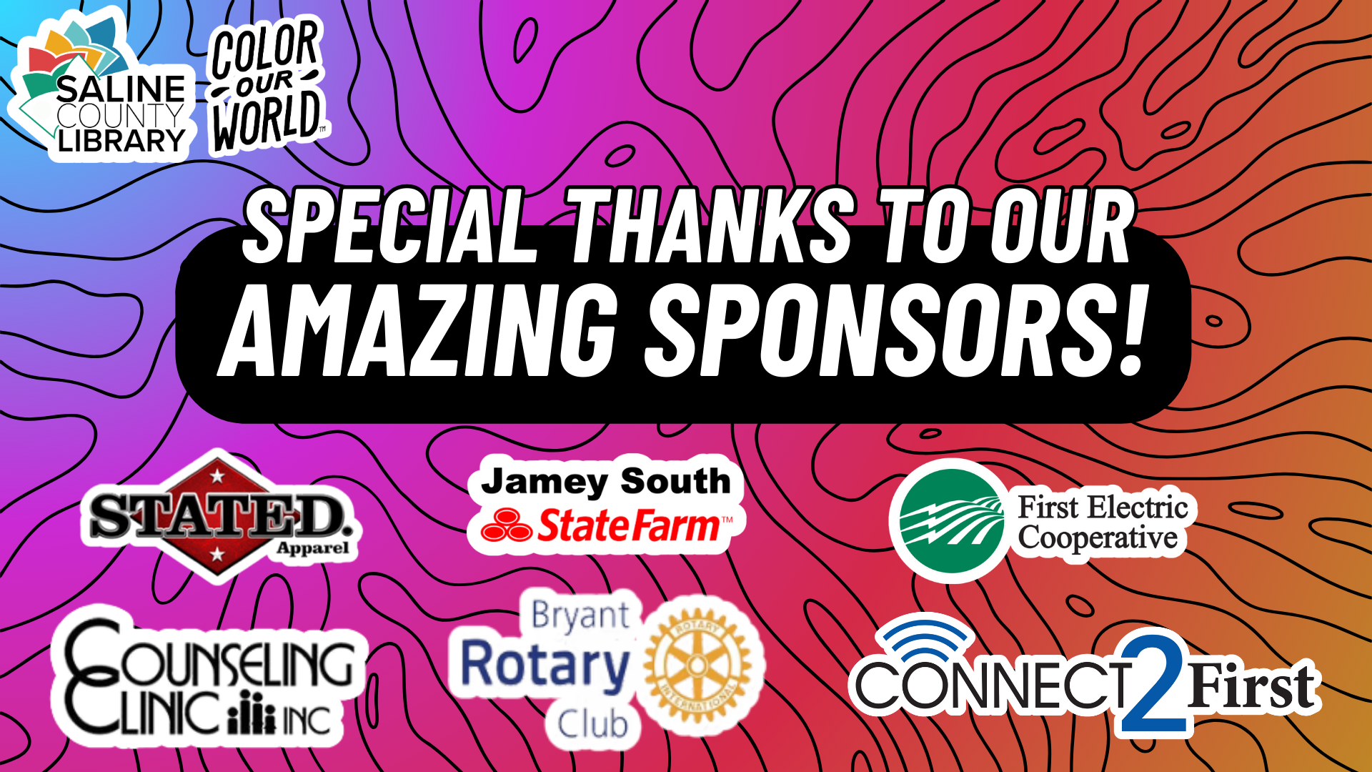 Summer Reading Challenge sponsors
